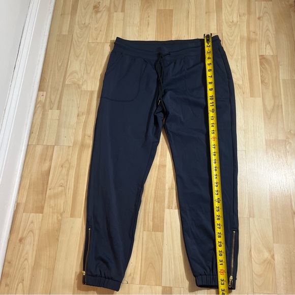 Zyia Active Navy Blue Everywhere Zipper Jogger Pants Medium Zipper - Picture 3 of 8